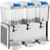 Commercial Cold Drinks Dispenser 3 X 18 Litres | Adexa LSJ18LX3