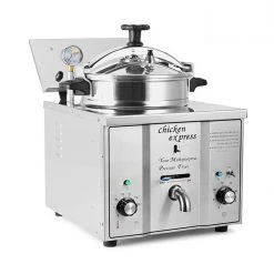 Commercial Pressure Fryer 15 Litres 3kW Countertop | Adexa MDXZ16 -Adexa Sales MDXZ161 1200x1200 1