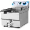 Commercial Fryer Single Electric 10 Litre 3kW Countertop Drainage Tap | Adexa MAREF101V