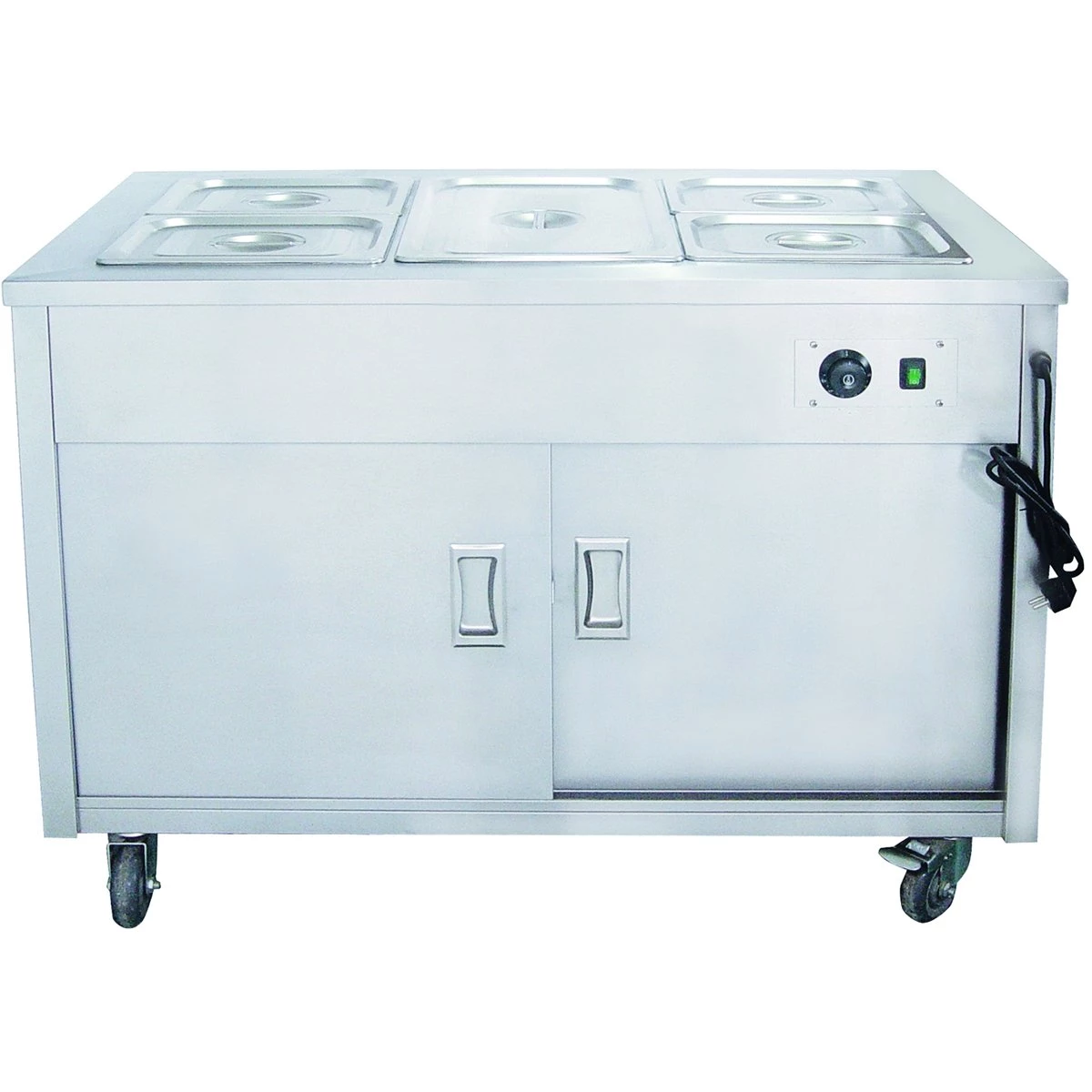 Mobile Dry Bain Marie On Cupboard 3xGN1/1 | Adexa MH3 1 Mobile Dry Bain Marie On Cupboard 3xGN1/1 | Adexa MH3