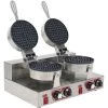Commercial Waffle Maker Double Round | Adexa MLP02