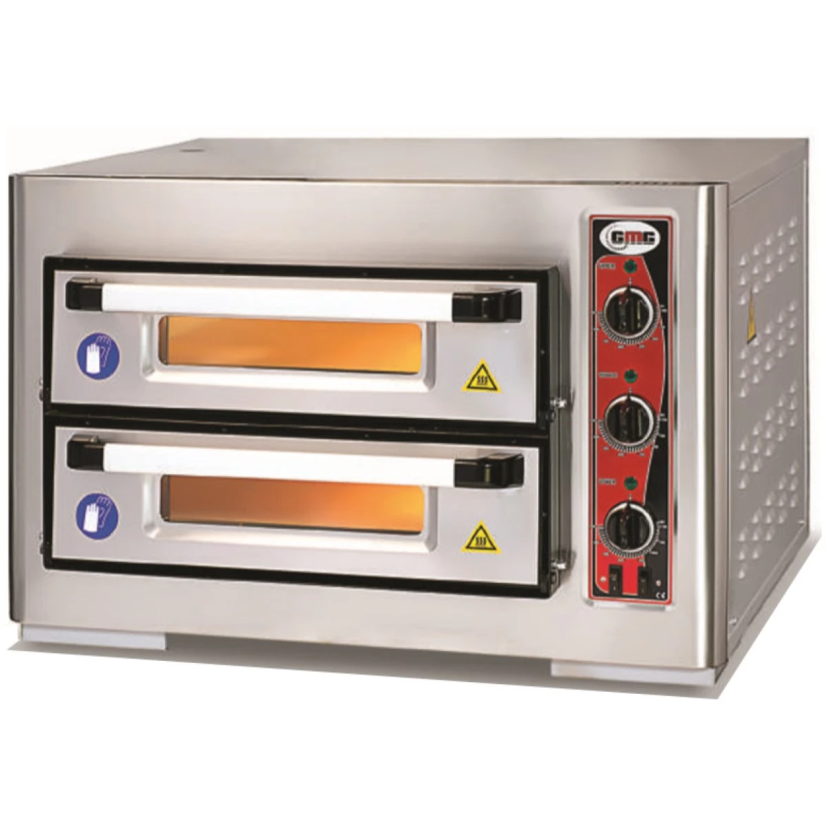 Electric Pizza Oven 2 Chambers 700x700mm Capacity 4+4 Pizzas At 13" 230V/1 Phase | Adexa PF7070DE 1 Electric Pizza Oven 2 Chambers 700x700mm Capacity 4+4 Pizzas At 13" 230V/1 Phase | Adexa PF7070DE