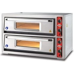 Electric Pizza Oven Premium 2 Chambers 920x920mm Capacity 9+9 Pizzas At 12" 230V/1 Phase | Adexa PF9292DE