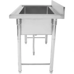 Commercial Pot Wash Sink Stainless Steel 1 Bowl Splashback 1500mm Depth 700mm | Adexa PSR15070 -Adexa Sales PSR12070 3 1200x1200 2