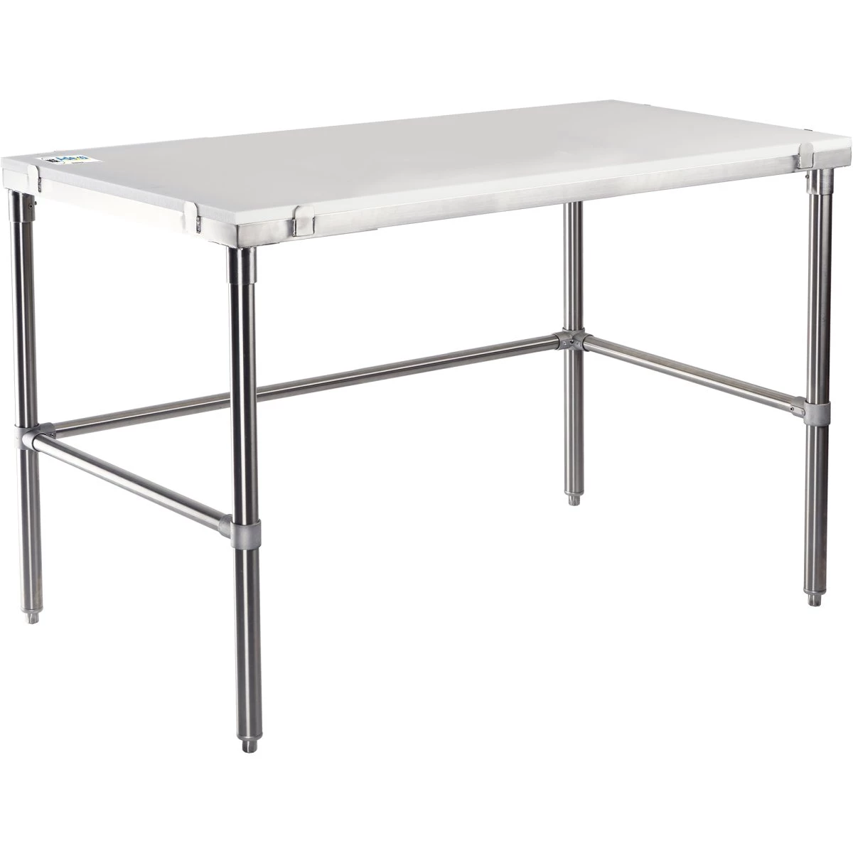 Professional Solid Stainless Steel Poly Top Work Table 1200x600x900mm | Adexa PSWT600X1200OB 1 Professional Solid Stainless Steel Poly Top Work Table 1200x600x900mm | Adexa PSWT600X1200OB
