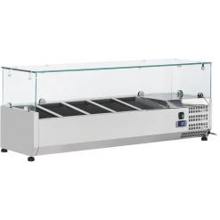 Refrigerated Servery Prep Top 1200mm 5xGN1/4 Depth 330mm | Adexa PT12