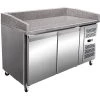 Pizza Counter 2 Doors Granite Top Depth 800mm | Adexa PZ2600TN