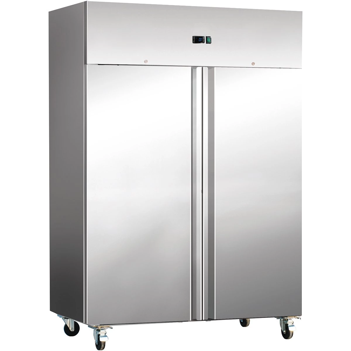 Commercial Refrigerator Upright Cabinet 800 Litres Stainless Steel Twin Door GN2/1 Fan Assisted Cooling | Adexa R800S 1 Commercial Refrigerator Upright Cabinet 800 Litres Stainless Steel Twin Door GN2/1 Fan Assisted Cooling | Adexa R800S