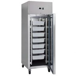 Commercial Fish Fridge Upright Cabinet 600 Litres Stainless Steel Single Door Ventilated Cooling 0 To -5 Degrees | Adexa R600FISH