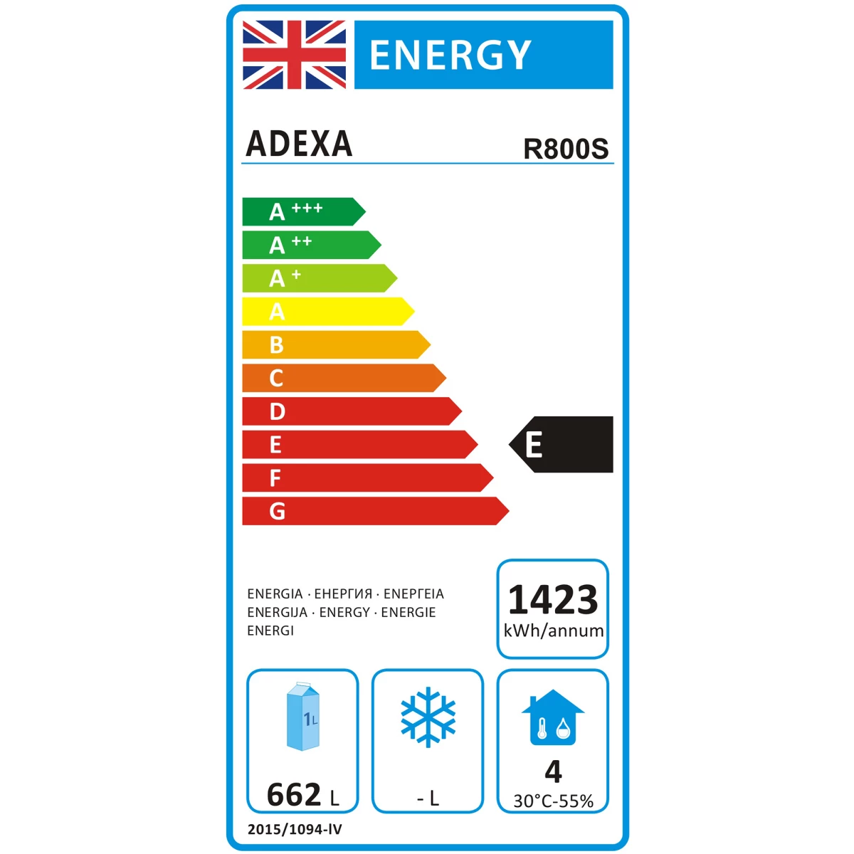 Commercial Refrigerator Upright Cabinet 800 Litres Stainless Steel Twin Door GN2/1 Fan Assisted Cooling | Adexa R800S 2 Commercial Refrigerator Upright Cabinet 800 Litres Stainless Steel Twin Door GN2/1 Fan Assisted Cooling | Adexa R800S - Image 2