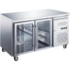 Commercial Refrigerated Counter 2 Glass Doors Depth 700mm | Adexa RG21VGLASS