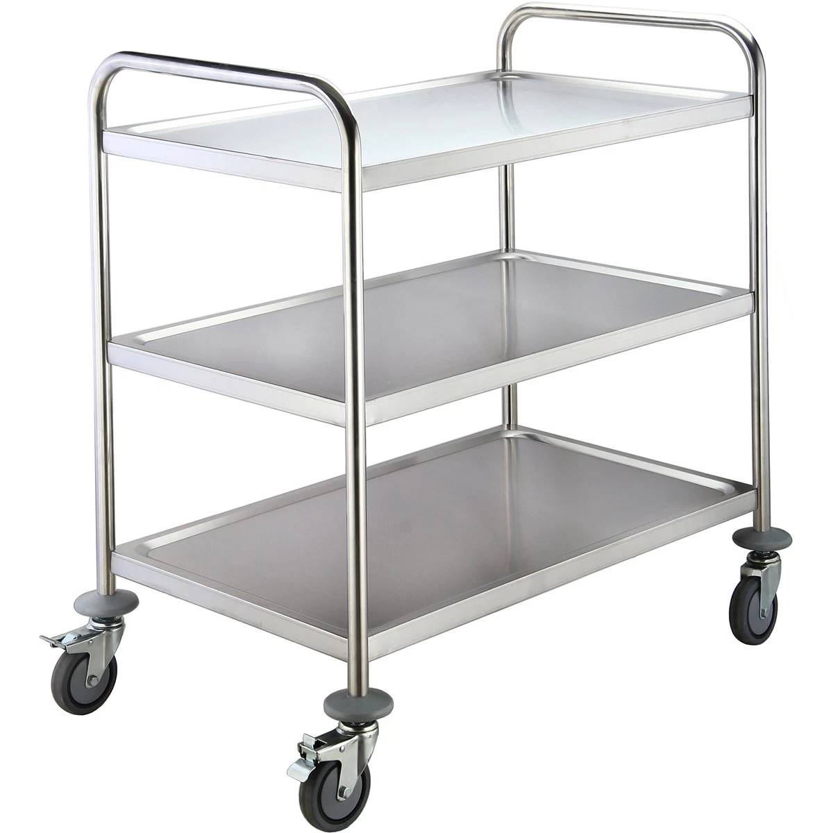 Commercial Serving/Service/Clearing Trolley Stainless Steel 3 Tier 710x410x810mm | Adexa RST3C 1 Commercial Serving/Service/Clearing Trolley Stainless Steel 3 Tier 710x410x810mm | Adexa RST3C
