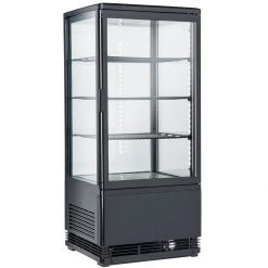 Refrigerated Display Case 3 Grids 78 Litres Black Countertop | Adexa RT78LB