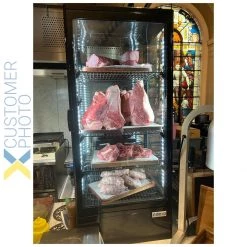 Refrigerated Display Case 4 Grids 98 Litres Black | Adexa RT98LB -Adexa Sales RT98LB 1200x1200 1