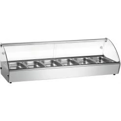 Hot Display Showcase 6xGN1/3 Countertop | Adexa RTR6