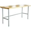 Bakery Work Table Wood Top 1500x600x900mm | Adexa RWTG600X1500