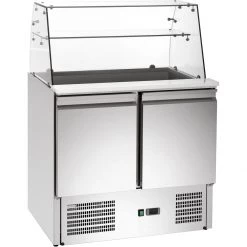 Saladette With Glass Display 2 Doors | Adexa S92SQ