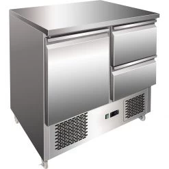 Refrigerated Prep Counter 1 Door 2 Drawers | Adexa 2DS11