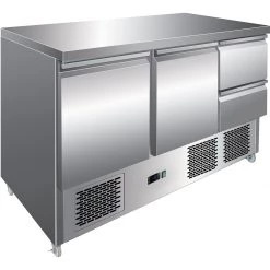 Commercial Refrigerated Counter 2 Drawers 2 Doors | Adexa 2DS33