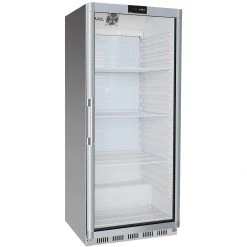 Commercial Freezer Upright Cabinet Stainless Steel 620 Litres Single Glass Door | Adexa SF600G