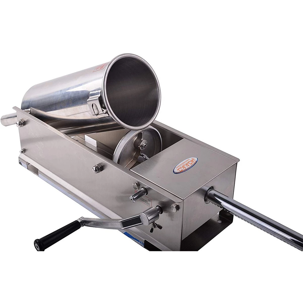 Commercial Sausage Stuffer 5 Litre Stainless Steel Horizontal | Adexa SH5 2 Commercial Sausage Stuffer 5 Litre Stainless Steel Horizontal | Adexa SH5 - Image 2