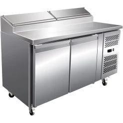 Preparation Counter 2 Doors 8xGN1/3 1510x800x1085mm | Adexa SH28