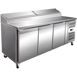 Preparation Counter 3 Doors 11xGN1/3 2020x800x1085mm | Adexa SH38