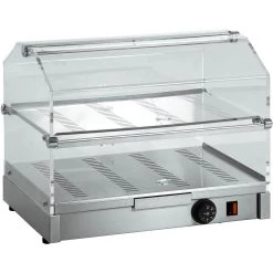 Professional Heated Showcase Display 2 Levels | Adexa SW395