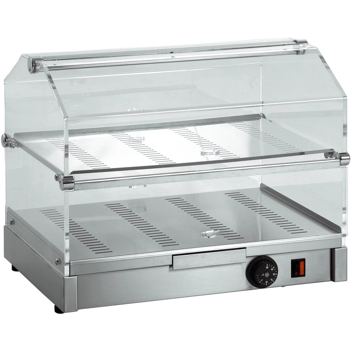 Professional Heated Showcase Display 2 Levels | Adexa SW395 1 Professional Heated Showcase Display 2 Levels | Adexa SW395