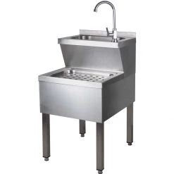 Janitorial Sink & Basin Stainless Steel Depth 600mm | Adexa VHWA56