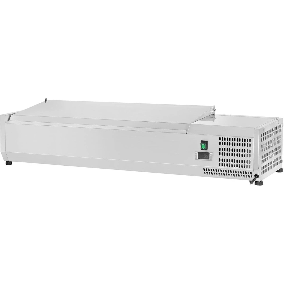Refrigerated Servery Prep Top 1500mm 7xGN1/4 Depth 330mm Stainless Steel Lid | Adexa EA15 2 Refrigerated Servery Prep Top 1500mm 7xGN1/4 Depth 330mm Stainless Steel Lid | Adexa EA15 - Image 2