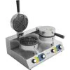 Commercial Waffle Maker Double Round | Adexa WF2207D