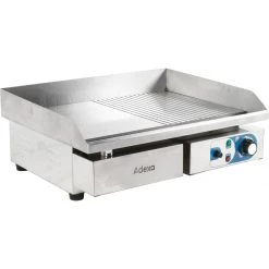 Commercial Griddle Smooth/Ribbed Medium 1 Zone 3kW Electric | Adexa WHEG818AFR
