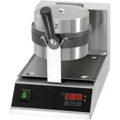 Commercial Premium Waffle Maker Round Digital Control Single | Adexa WB03D