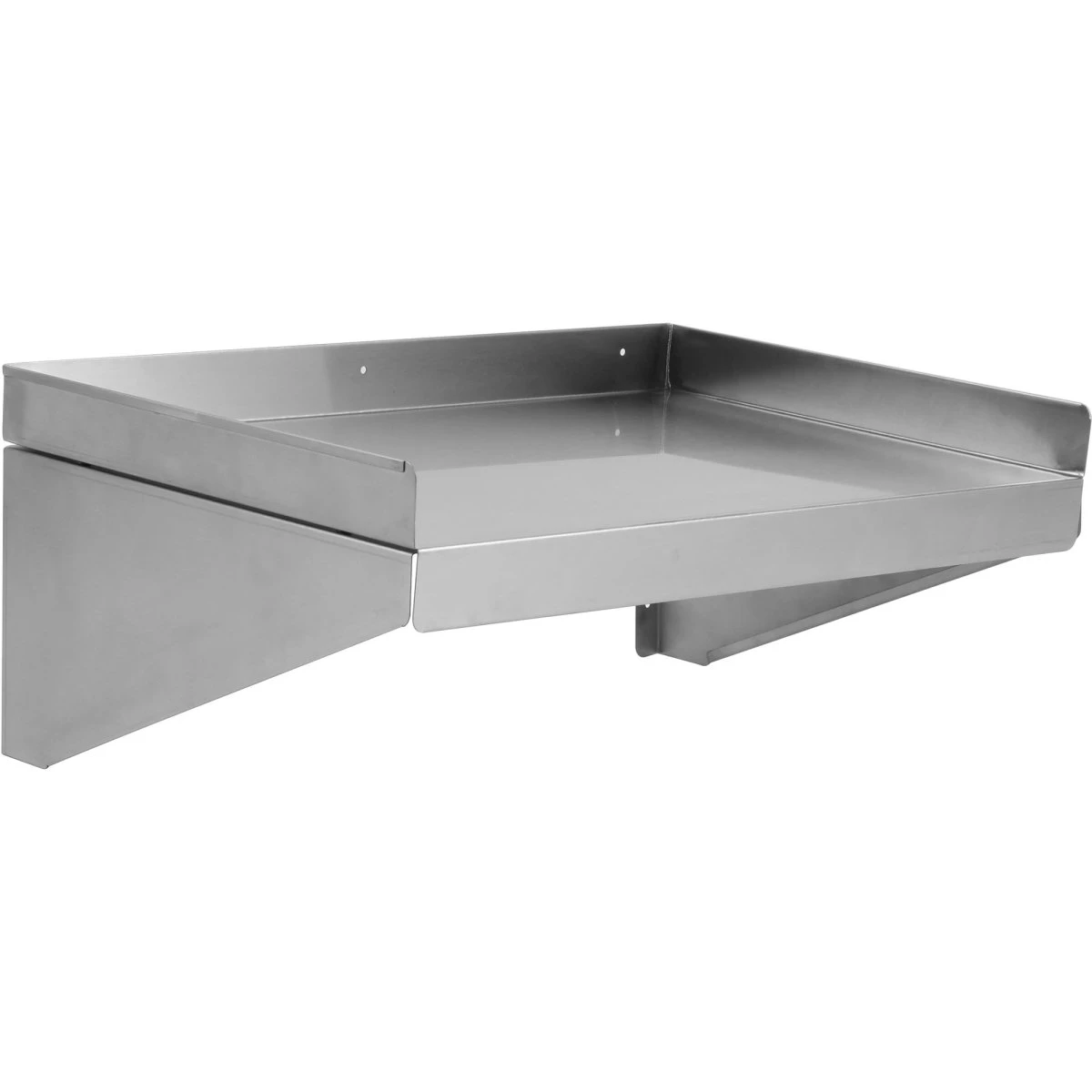 Wall Shelf 1 Level 3 Sides Upturn 600x400x254mm Stainless Steel | Adexa WSW40060B 1 Wall Shelf 1 Level 3 Sides Upturn 600x400x254mm Stainless Steel | Adexa WSW40060B