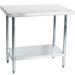 Commercial Work Table Stainless Steel Bottom Shelf 1000x750x900mm | Adexa WTG750X1000