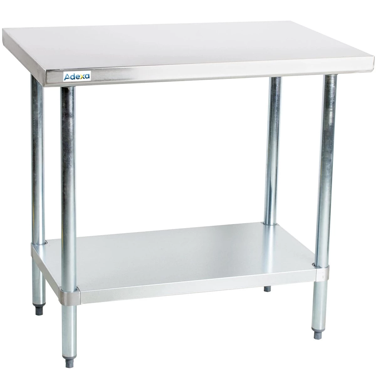 Commercial Work Table Stainless Steel Bottom Shelf 600x600x900mm | Adexa WTG600X600 1 Commercial Work Table Stainless Steel Bottom Shelf 600x600x900mm | Adexa WTG600X600