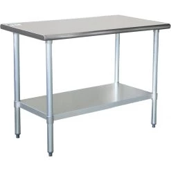 Commercial Work Table Stainless Steel Bottom Shelf 900x600x900mm | Adexa WTG600X900