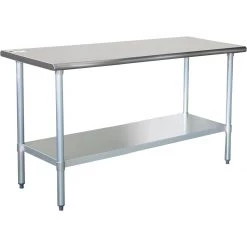 Commercial Work Table Stainless Steel Bottom Shelf 1500x600x900mm | Adexa WTG600X1500