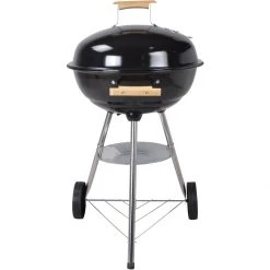 Black Enamel Kettle BBQ Charcoal Grill With Wooden Handles 85cm | Adexa YH22018C 5 Black Enamel Kettle BBQ Charcoal Grill With Wooden Handles 85cm | Adexa YH22018C -Adexa Sales YH22018C202 1200x1200 1